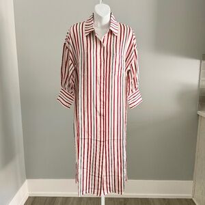 ANINE BING Beautiful 100% Silk Button Front Duster Dress Sz XS NWT $495!!